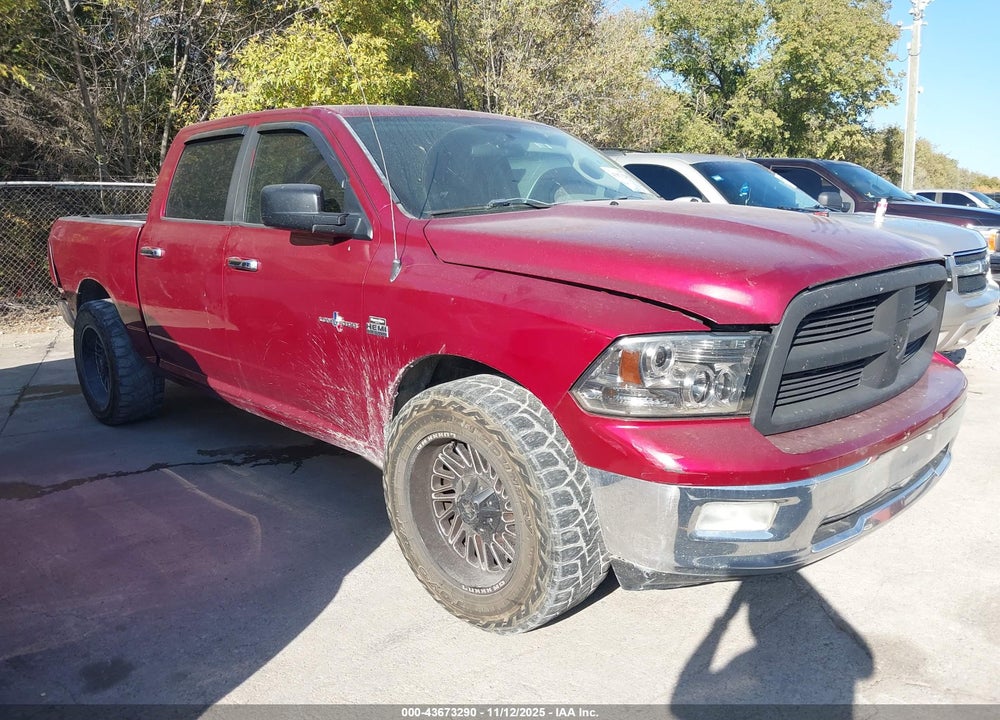 2012 RAM 1500 SLT VIN: 1C6RD6LT7CS348866