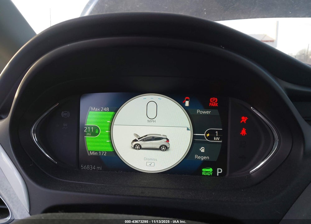 2019 CHEVROLET BOLT EV PREMIER VIN: 1G1FZ6S07K4134203