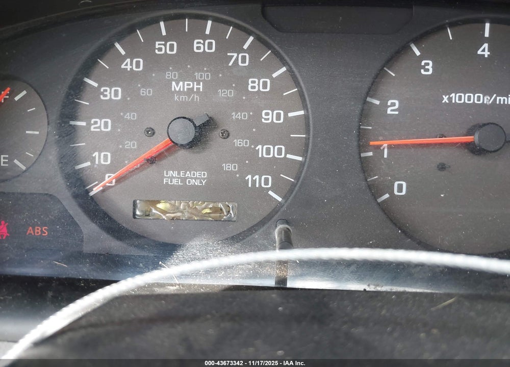 2000 NISSAN XTERRA SE/XE VIN: 5N1ED28YXYC555933