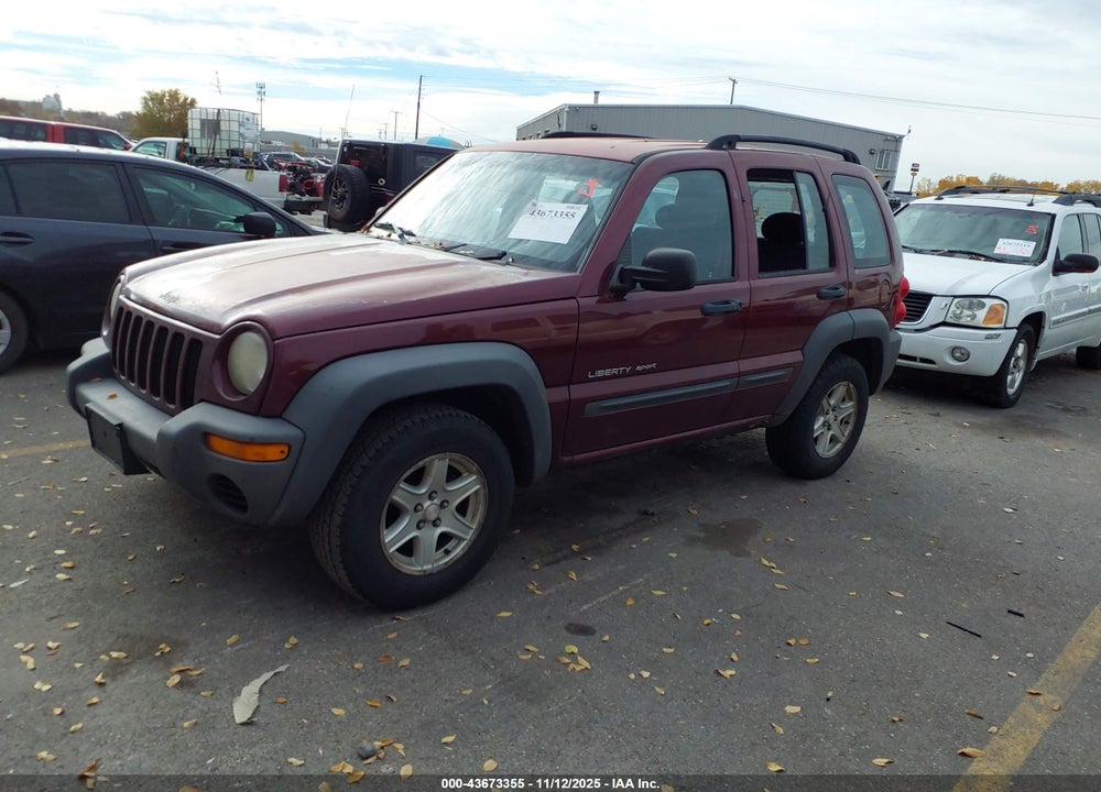 2003 JEEP LIBERTY SPORT VIN: 1J4GL48K53W674613