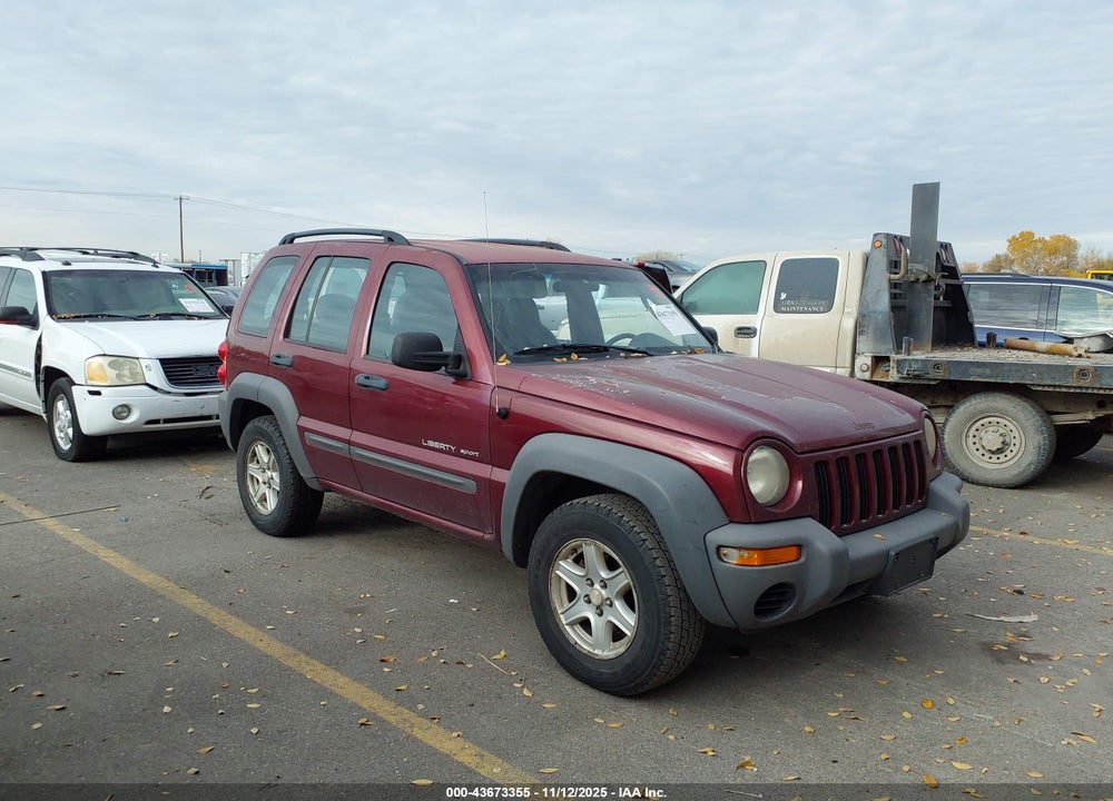 2003 JEEP LIBERTY SPORT VIN: 1J4GL48K53W674613