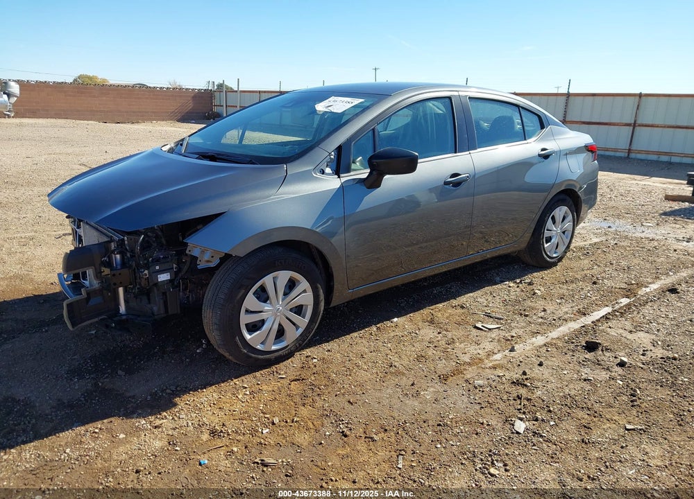 2025 NISSAN VERSA 1.6 S VIN: 3N1CN8DV7SL850302