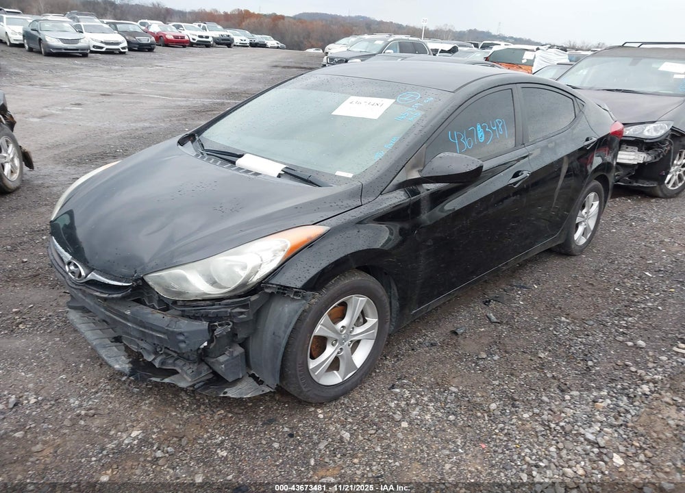 2012 HYUNDAI ELANTRA GLS VIN: 5NPDH4AE4CH136277