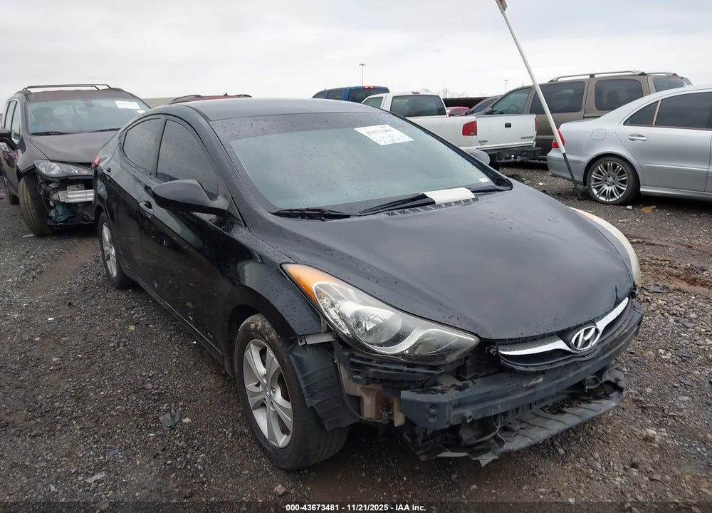 2012 HYUNDAI ELANTRA GLS VIN: 5NPDH4AE4CH136277
