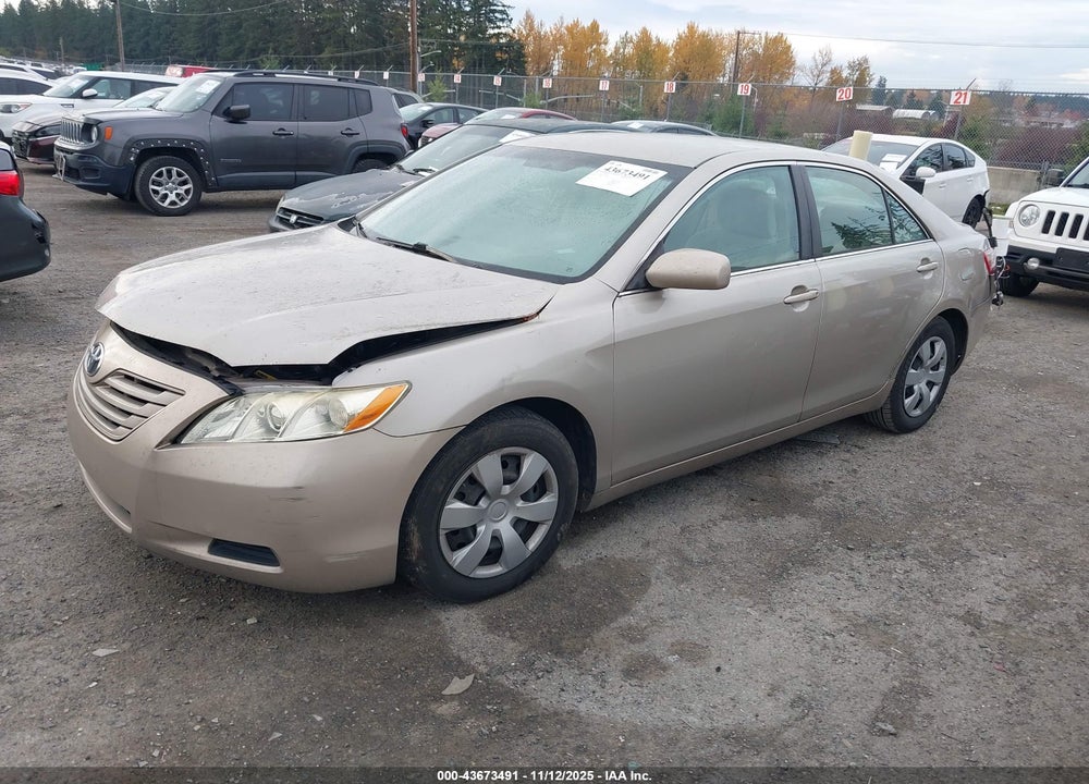 2007 TOYOTA CAMRY LE VIN: 4T1BE46K57U625812