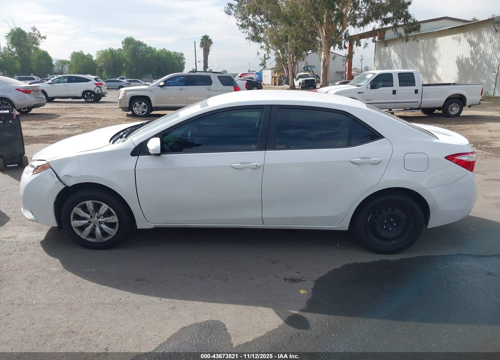 2016 TOYOTA COROLLA LE VIN: 5YFBURHE2GP563858