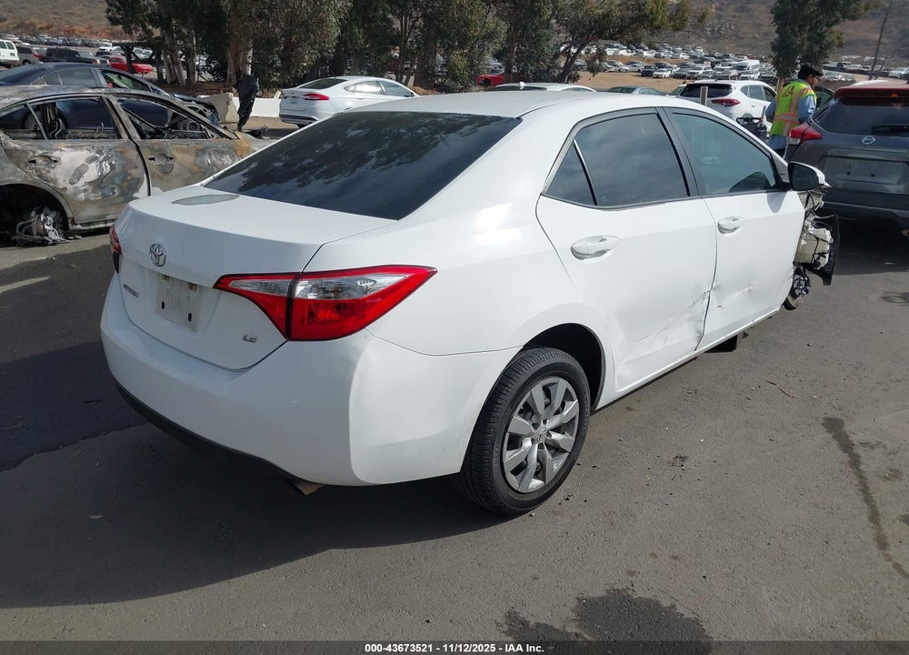 2016 TOYOTA COROLLA LE VIN: 5YFBURHE2GP563858