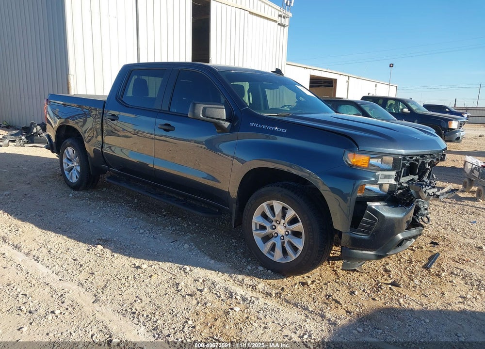 2021 CHEVROLET SILVERADO 1500 2WD  SHORT BED CUSTOM VIN: 1GCPWBEK8MZ289486