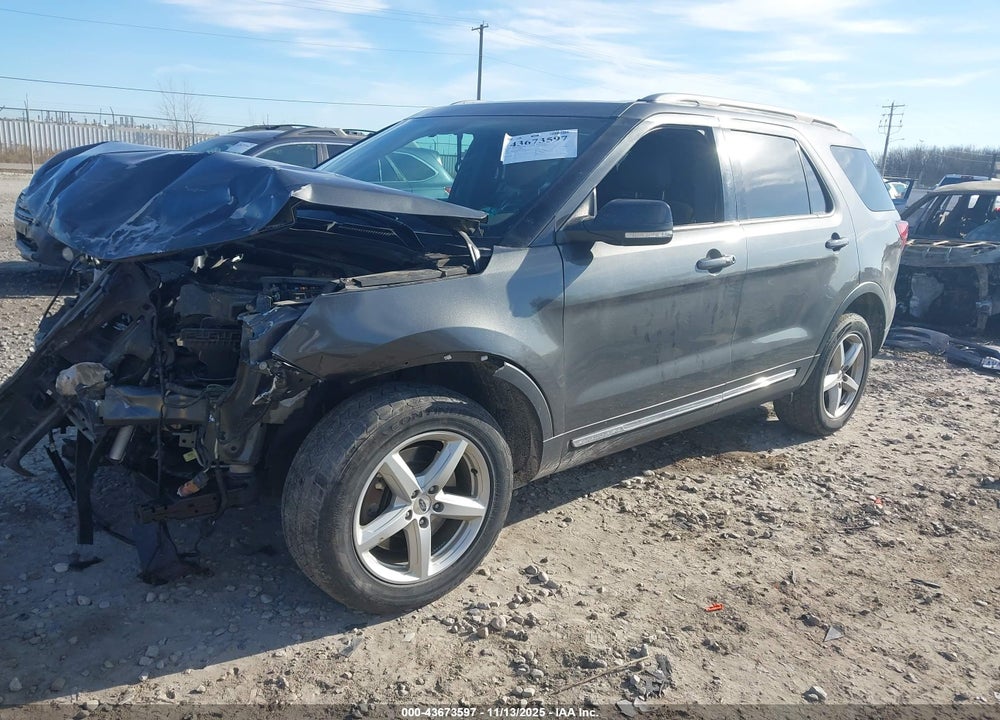 2017 FORD EXPLORER XLT VIN: 1FM5K8D82HGD10812