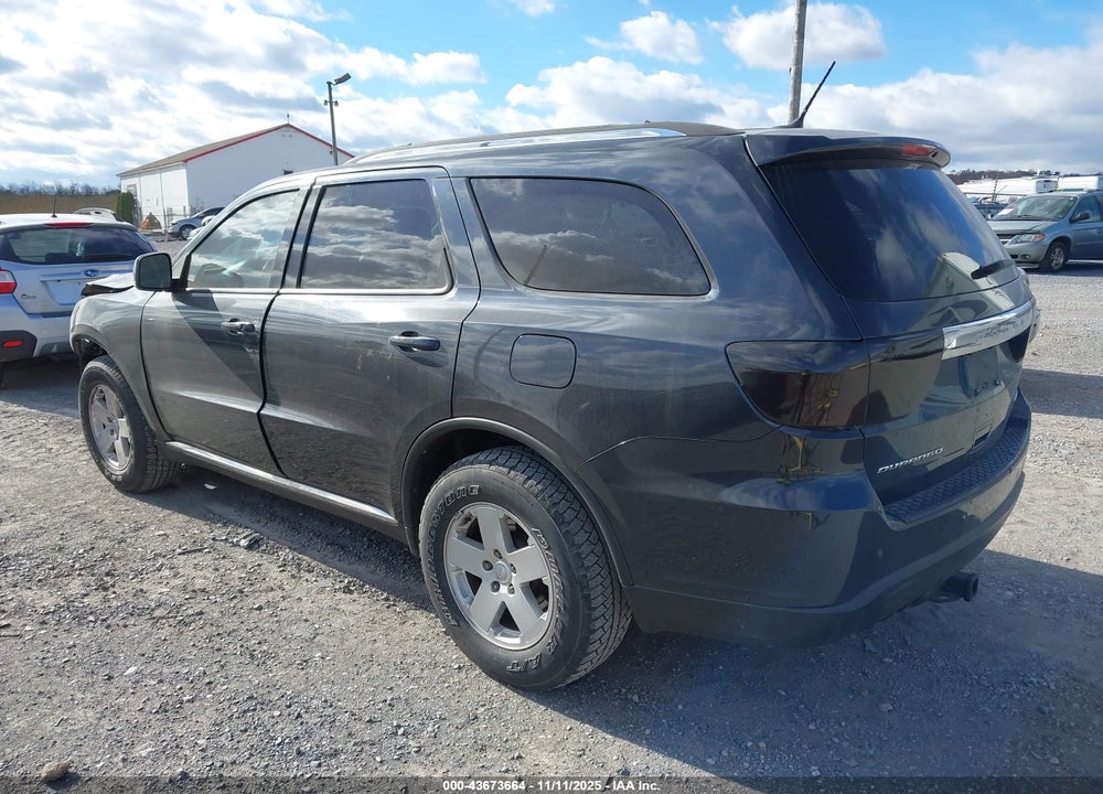 2012 DODGE DURANGO CREW VIN: 1C4RDHDG5CC336201