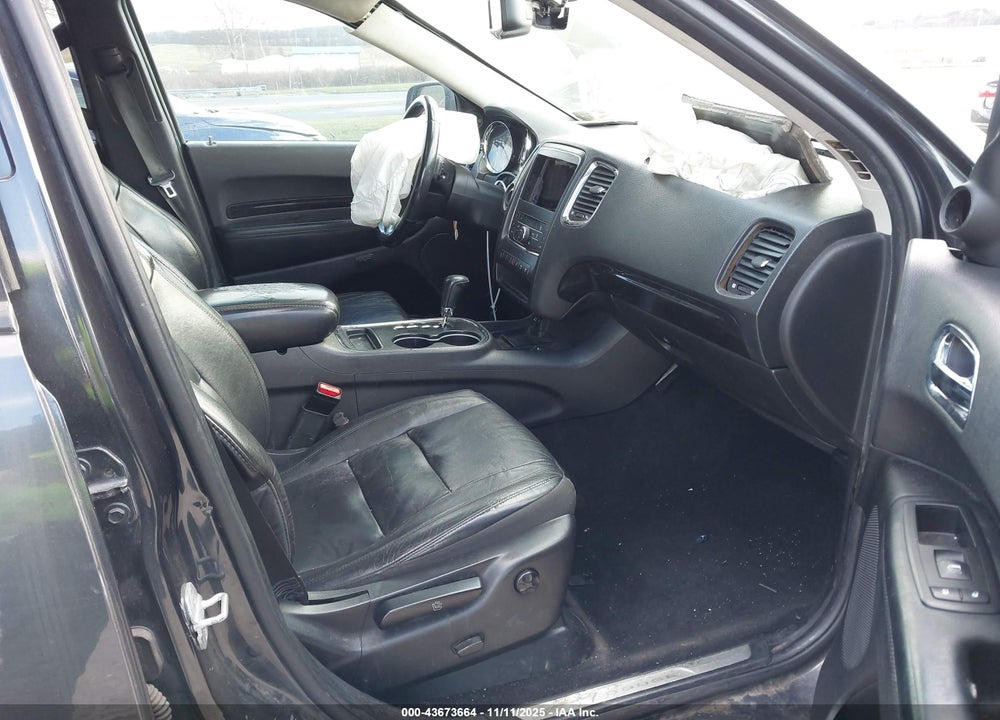 2012 DODGE DURANGO CREW VIN: 1C4RDHDG5CC336201