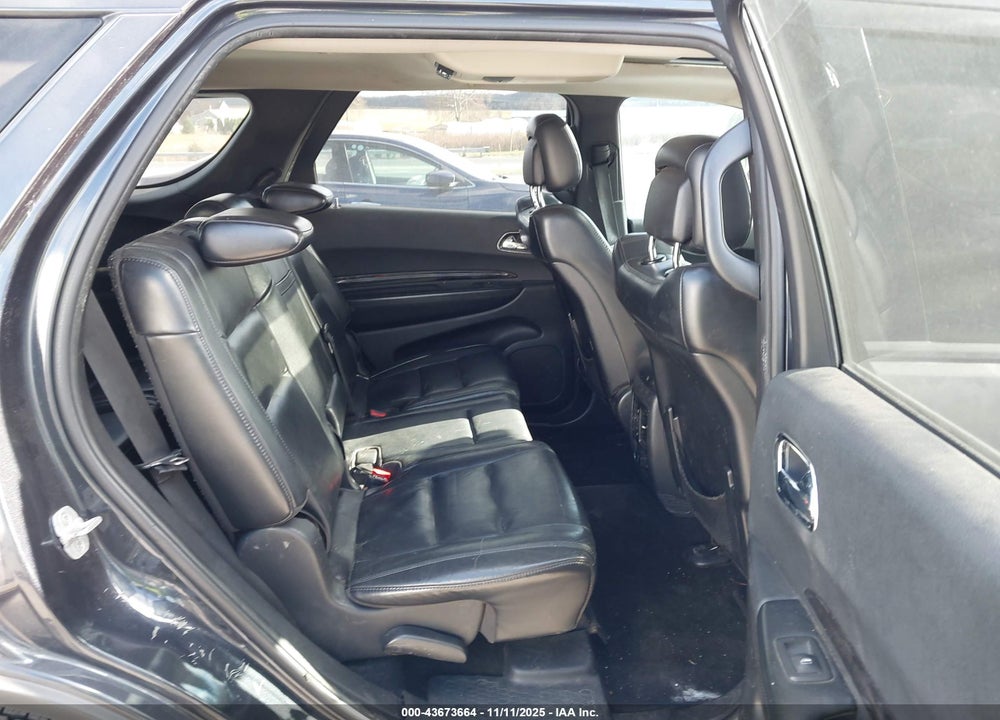 2012 DODGE DURANGO CREW VIN: 1C4RDHDG5CC336201