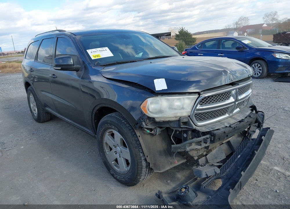 2012 DODGE DURANGO CREW VIN: 1C4RDHDG5CC336201