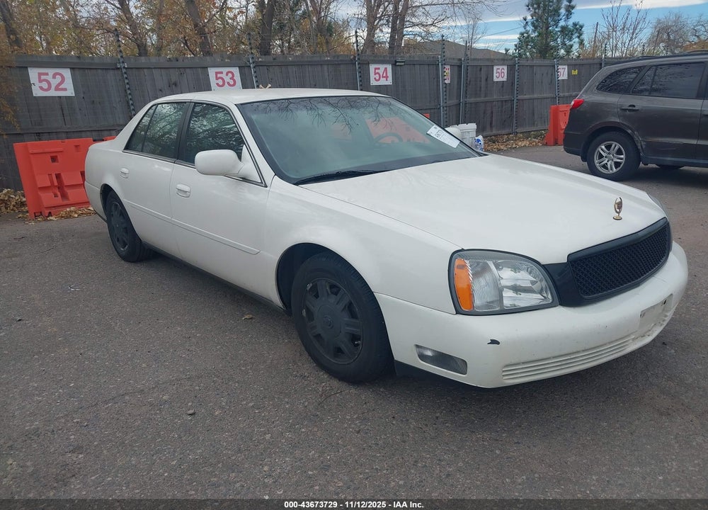2003 CADILLAC DEVILLE STANDARD VIN: 1G6KD54Y83U102236