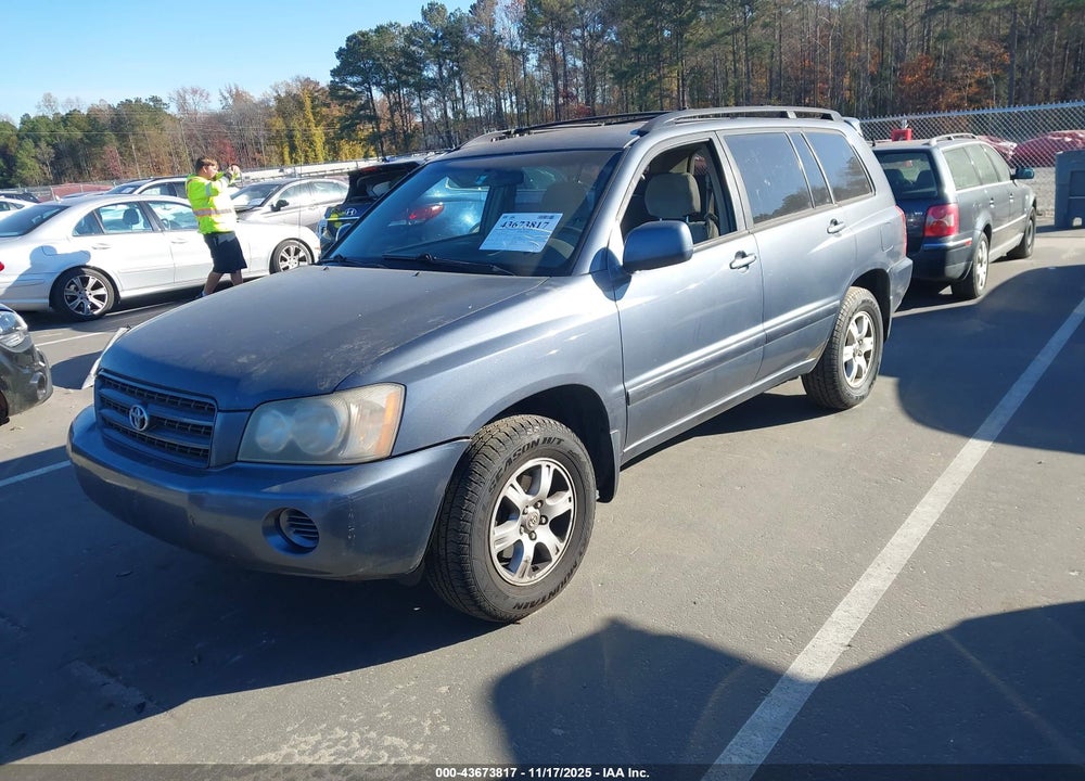 2002 TOYOTA HIGHLANDER V6 VIN: JTEHF21A420066568