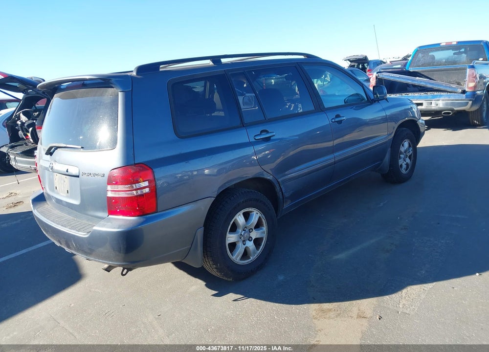2002 TOYOTA HIGHLANDER V6 VIN: JTEHF21A420066568