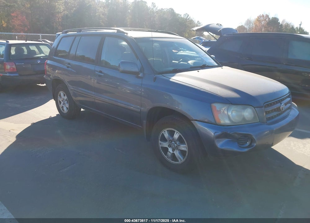 2002 TOYOTA HIGHLANDER V6 VIN: JTEHF21A420066568