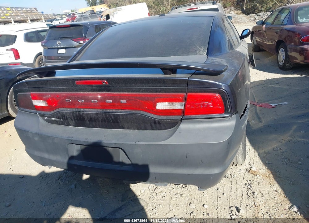 2012 DODGE CHARGER SE VIN: 2C3CDXBGXCH271043