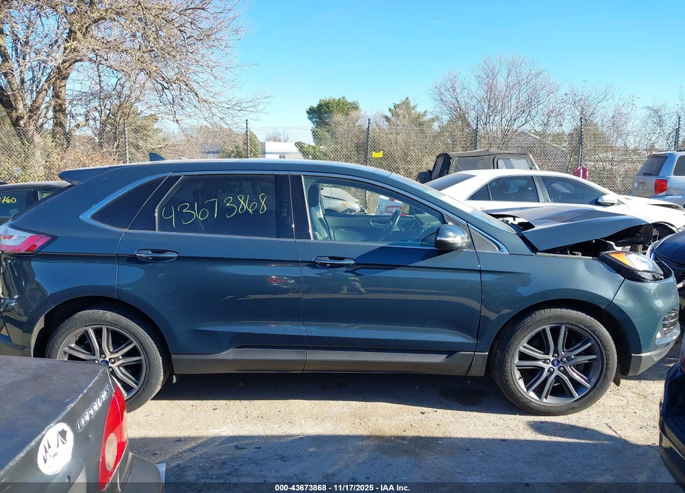 2019 FORD EDGE TITANIUM VIN: 2FMPK4K97KBB52382