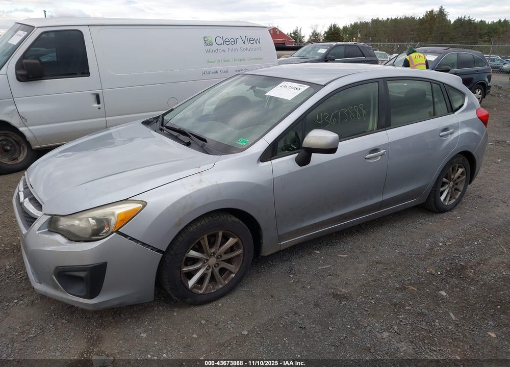 2014 SUBARU IMPREZA 2.0I PREMIUM VIN: JF1GPAC69E8320450