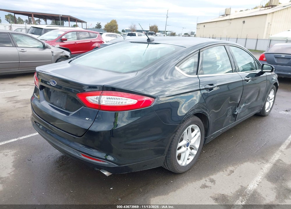 2014 FORD FUSION SE VIN: 3FA6P0H75ER260916