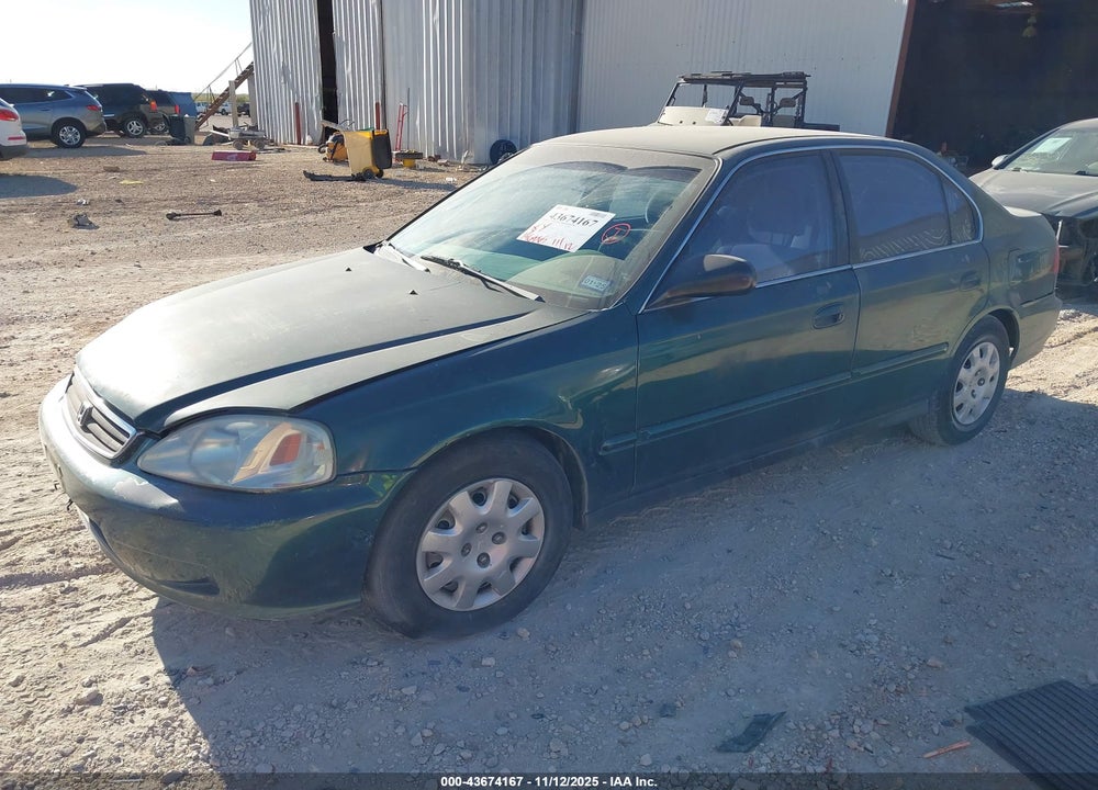 1999 HONDA CIVIC VALUE PACKAGE VIN: 2HGEJ6618XH519357