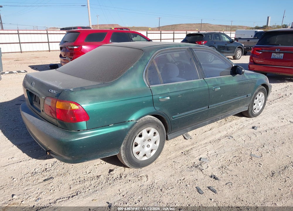 1999 HONDA CIVIC VALUE PACKAGE VIN: 2HGEJ6618XH519357