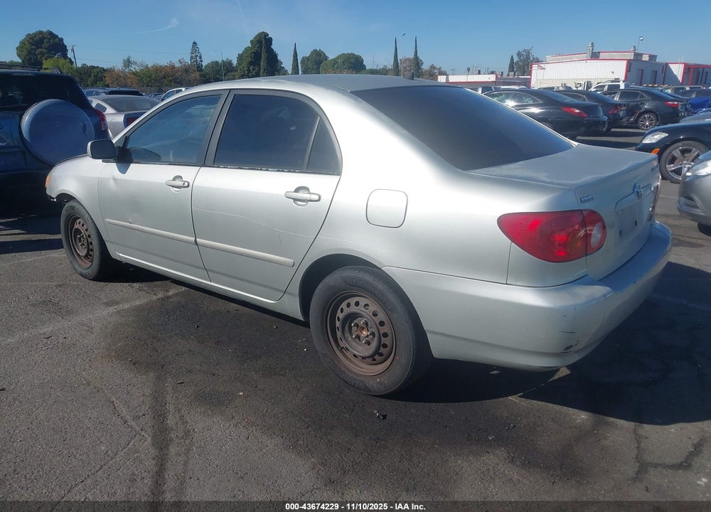 2003 TOYOTA COROLLA LE VIN: JTDBR32E130047650