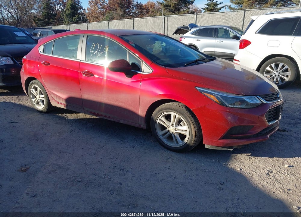 2017 CHEVROLET CRUZE LT AUTO VIN: 3G1BE6SM2HS593371