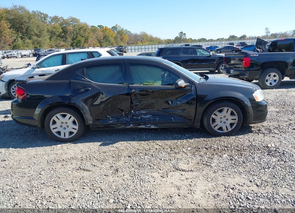 2013 DODGE AVENGER SE VIN: 1C3CDZAB0DN767138