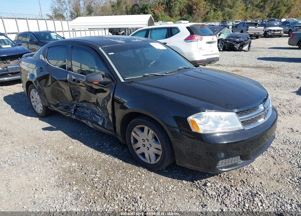 2013 DODGE AVENGER SE VIN: 1C3CDZAB0DN767138