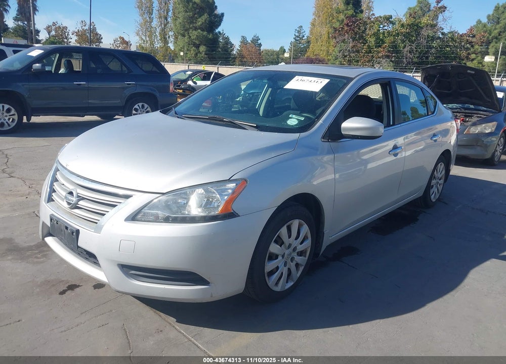 2013 NISSAN SENTRA SV VIN: 3N1AB7AP1DL738176