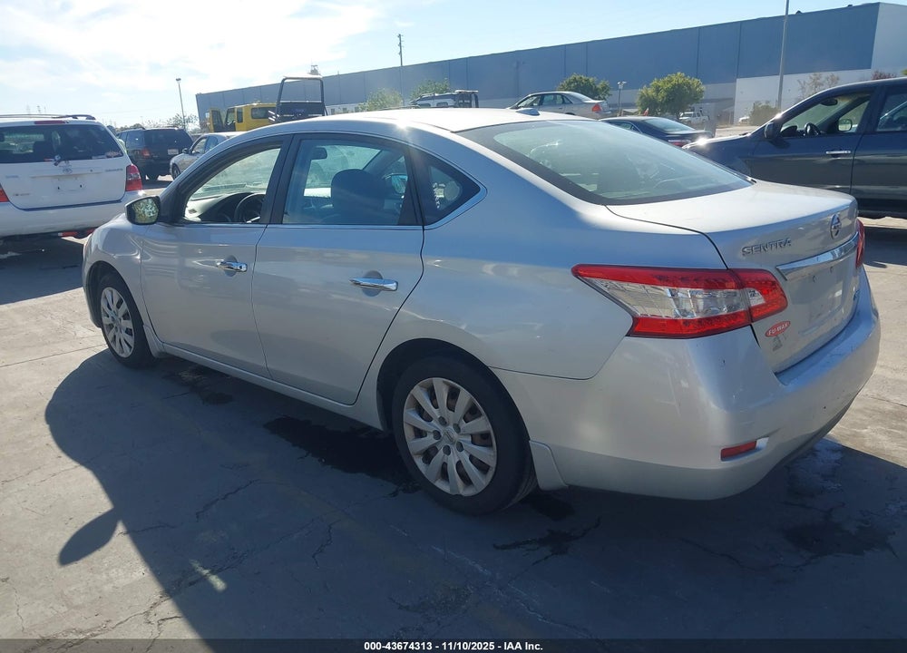 2013 NISSAN SENTRA SV VIN: 3N1AB7AP1DL738176