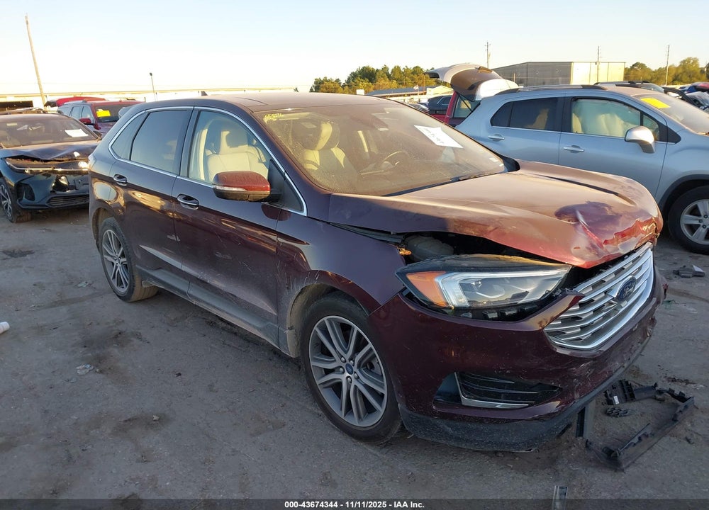 2021 FORD EDGE TITANIUM VIN: 2FMPK3K91MBA02927