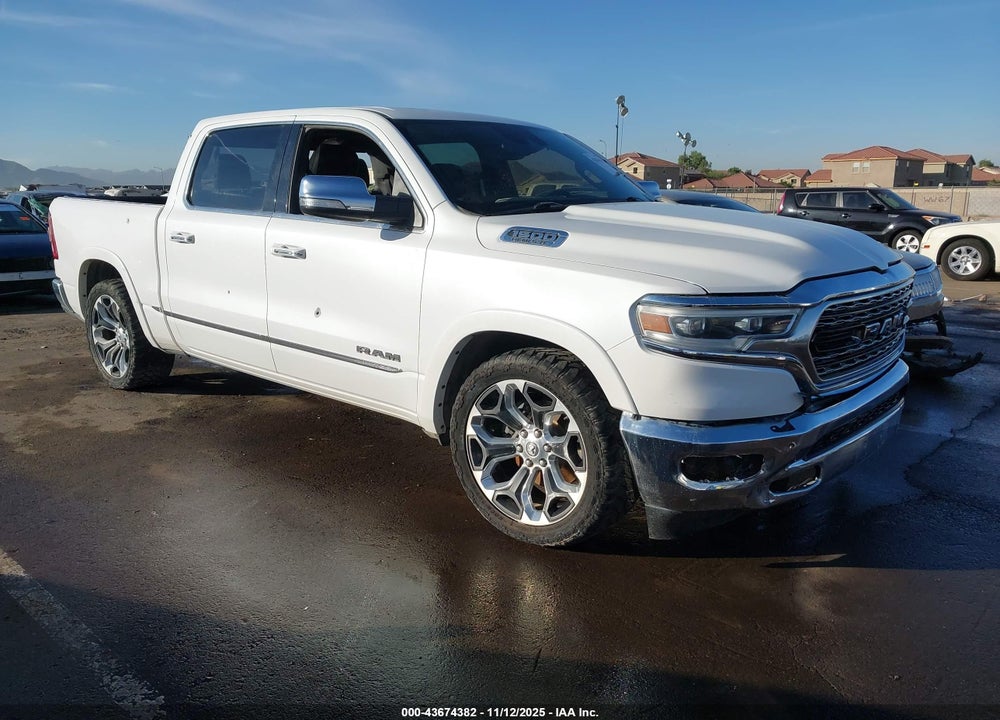 2019 RAM 1500 LIMITED  4X4 5'7 BOX VIN: 1C6SRFHT0KN551302