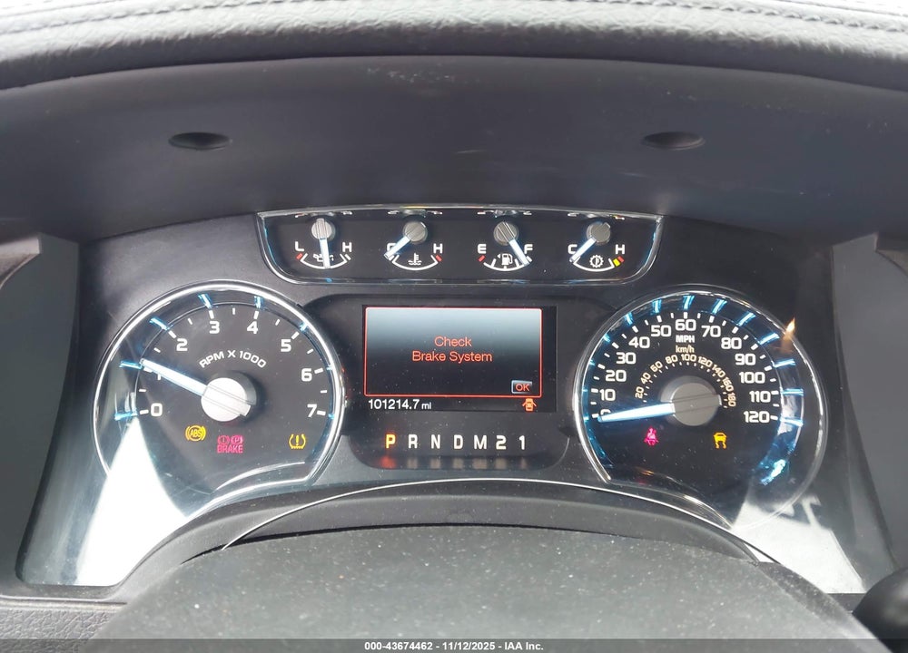 2012 FORD F-150 LARIAT VIN: 1FTFX1EF7CFC11187