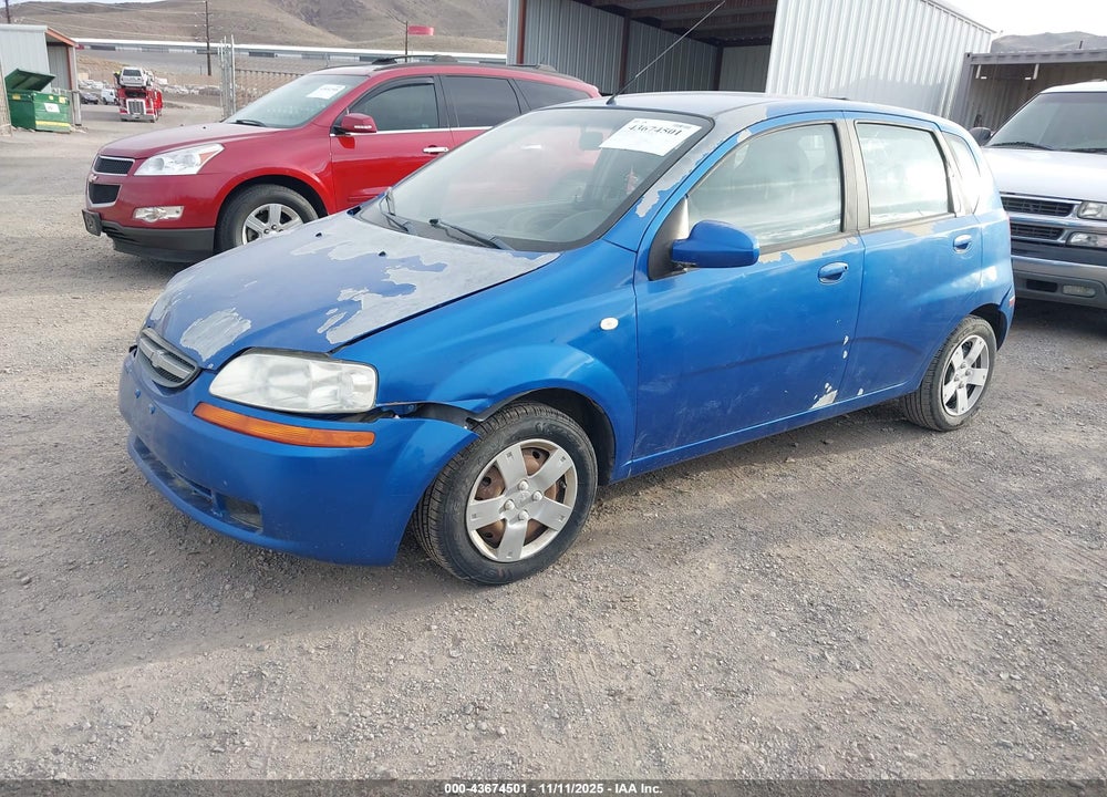 2008 CHEVROLET AVEO 5 LS VIN: KL1TD66648B251658