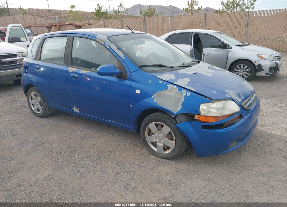2008 CHEVROLET AVEO 5 LS VIN: KL1TD66648B251658