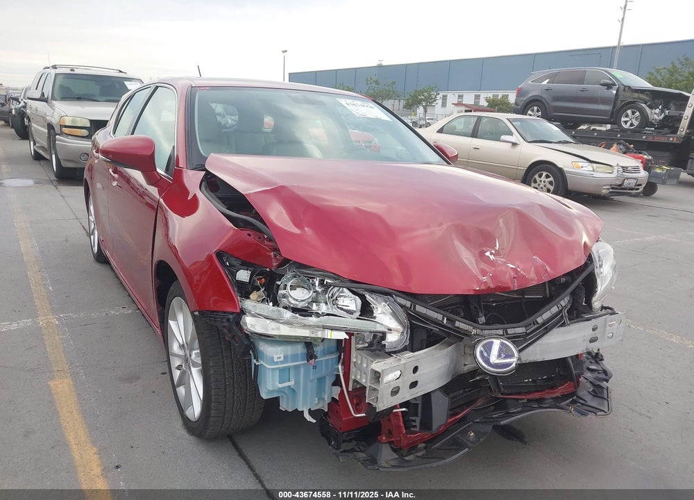 2013 LEXUS CT 200H VIN: JTHKD5BHXD2130986