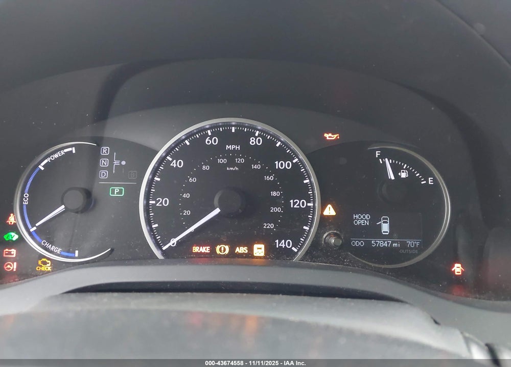 2013 LEXUS CT 200H VIN: JTHKD5BHXD2130986