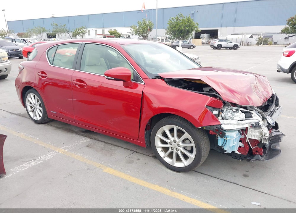 2013 LEXUS CT 200H VIN: JTHKD5BHXD2130986
