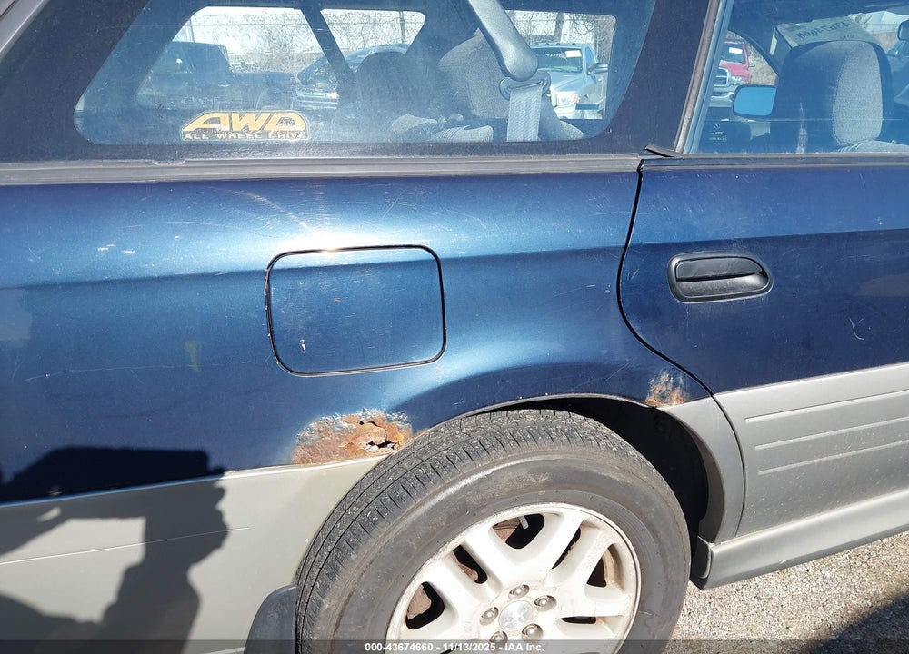 2000 SUBARU OUTBACK VIN: 4S3BH6755Y7607147