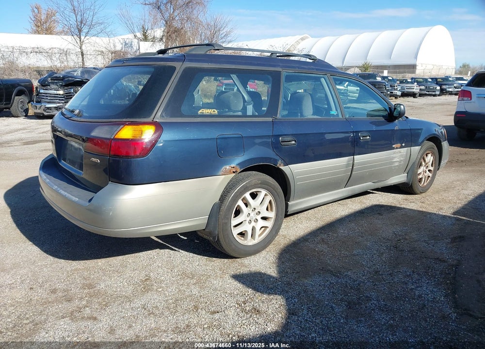 2000 SUBARU OUTBACK VIN: 4S3BH6755Y7607147