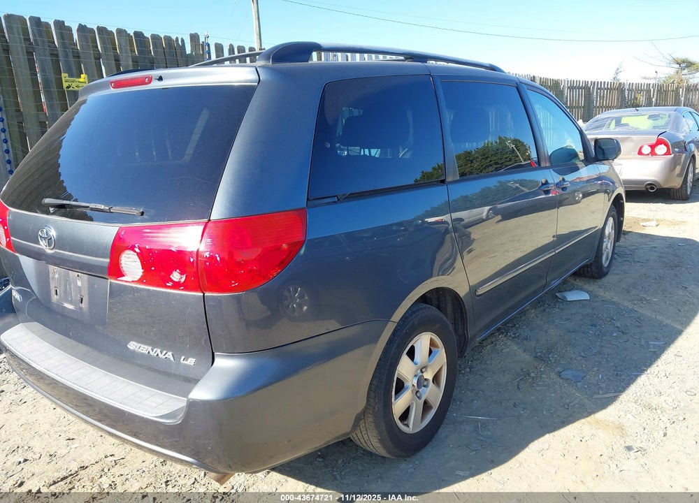 2009 TOYOTA SIENNA LE VIN: 5TDZK23C99S231671