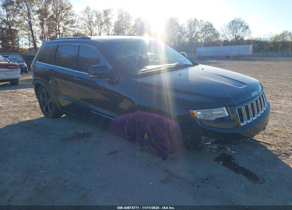 2015 JEEP GRAND CHEROKEE OVERLAND VIN: 1C4RJFCG9FC161826