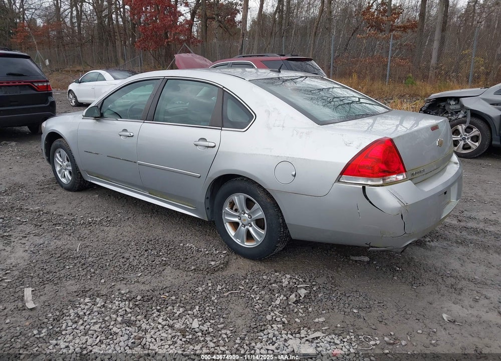 2013 CHEVROLET IMPALA LS VIN: 2G1WF5E37D1156032