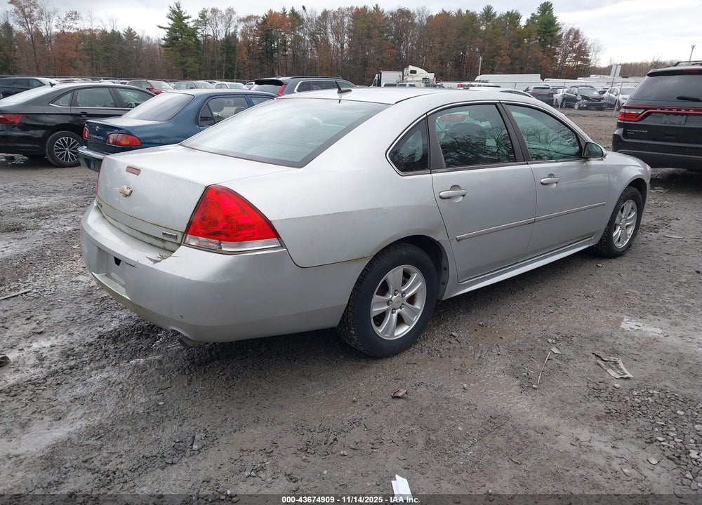 2013 CHEVROLET IMPALA LS VIN: 2G1WF5E37D1156032