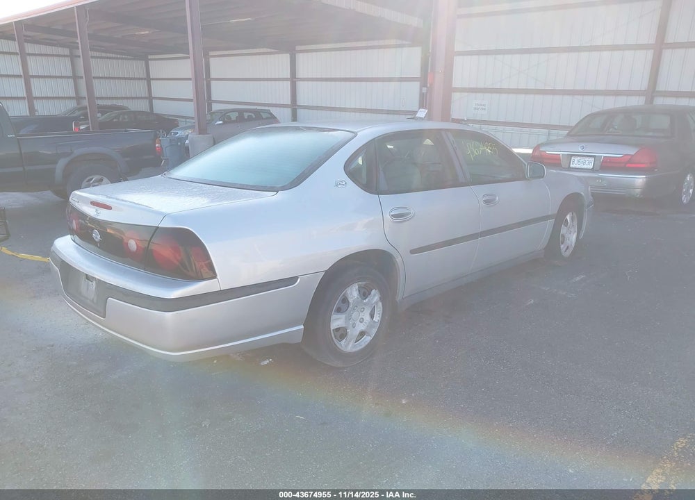 2004 CHEVROLET IMPALA VIN: 2G1WF52E649386412