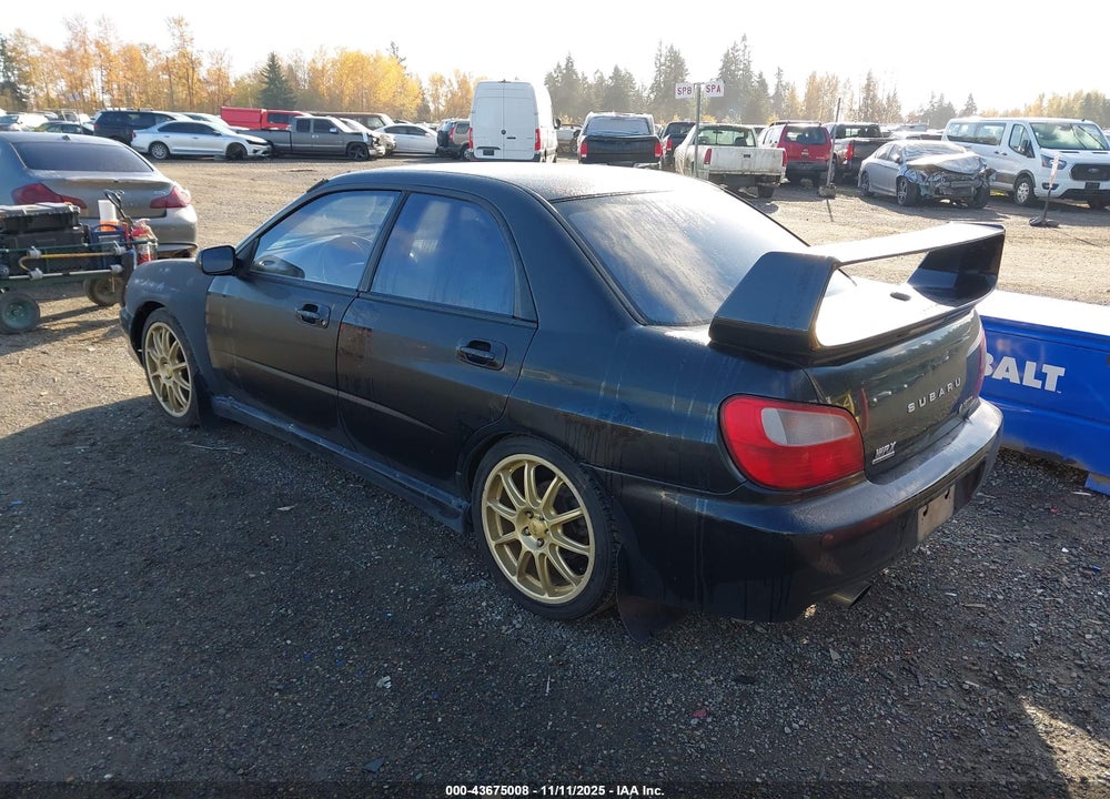 2002 SUBARU IMPREZA WRX VIN: JF1GD29682G508111