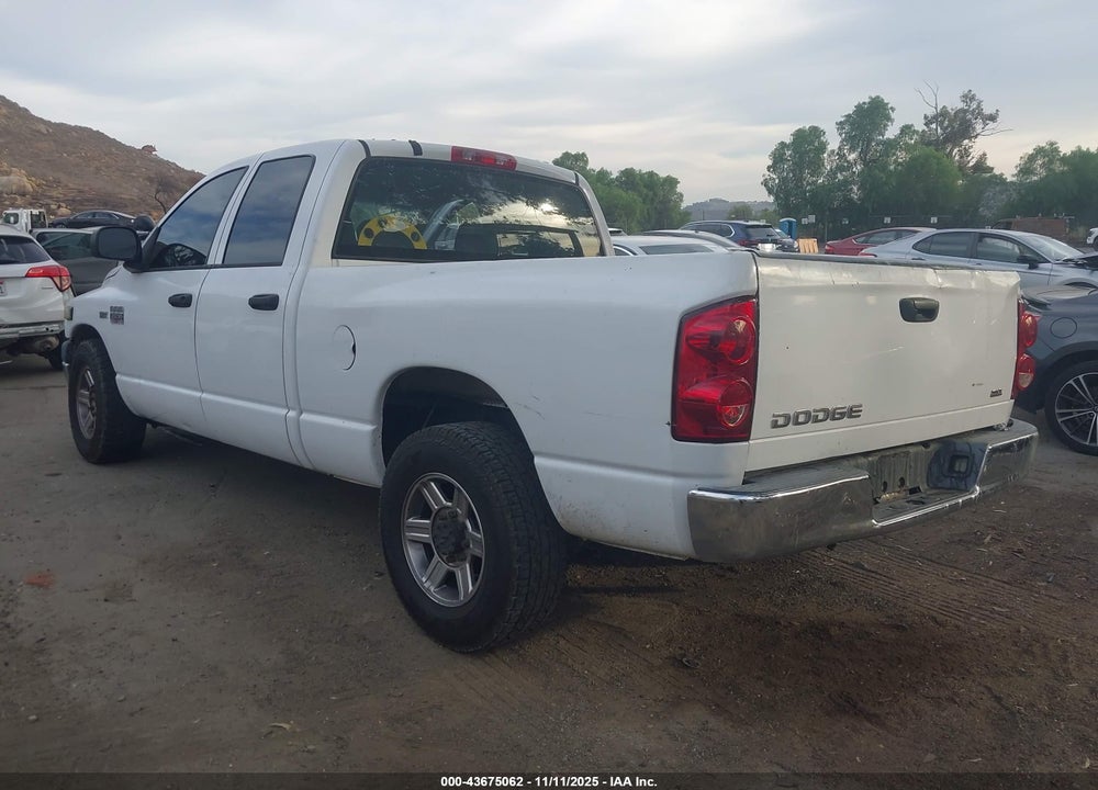 2007 DODGE RAM 2500 VIN: 3D7KR28D77G817480